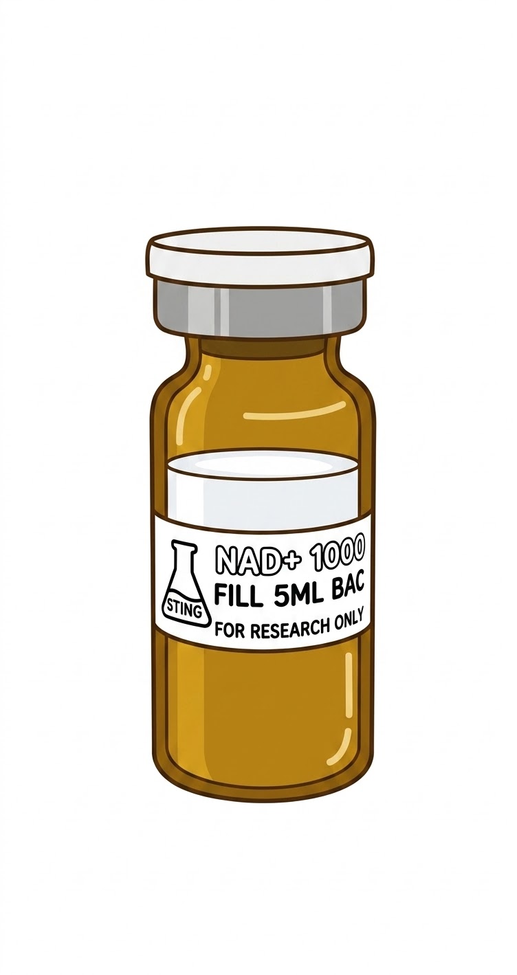 NAD + 1000 research vial
