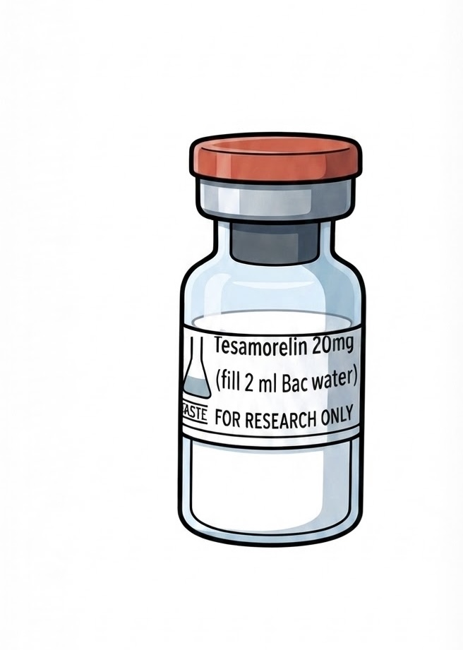 Tesamorlin 20 research vial