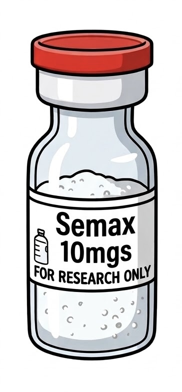 Semax 10 research vial