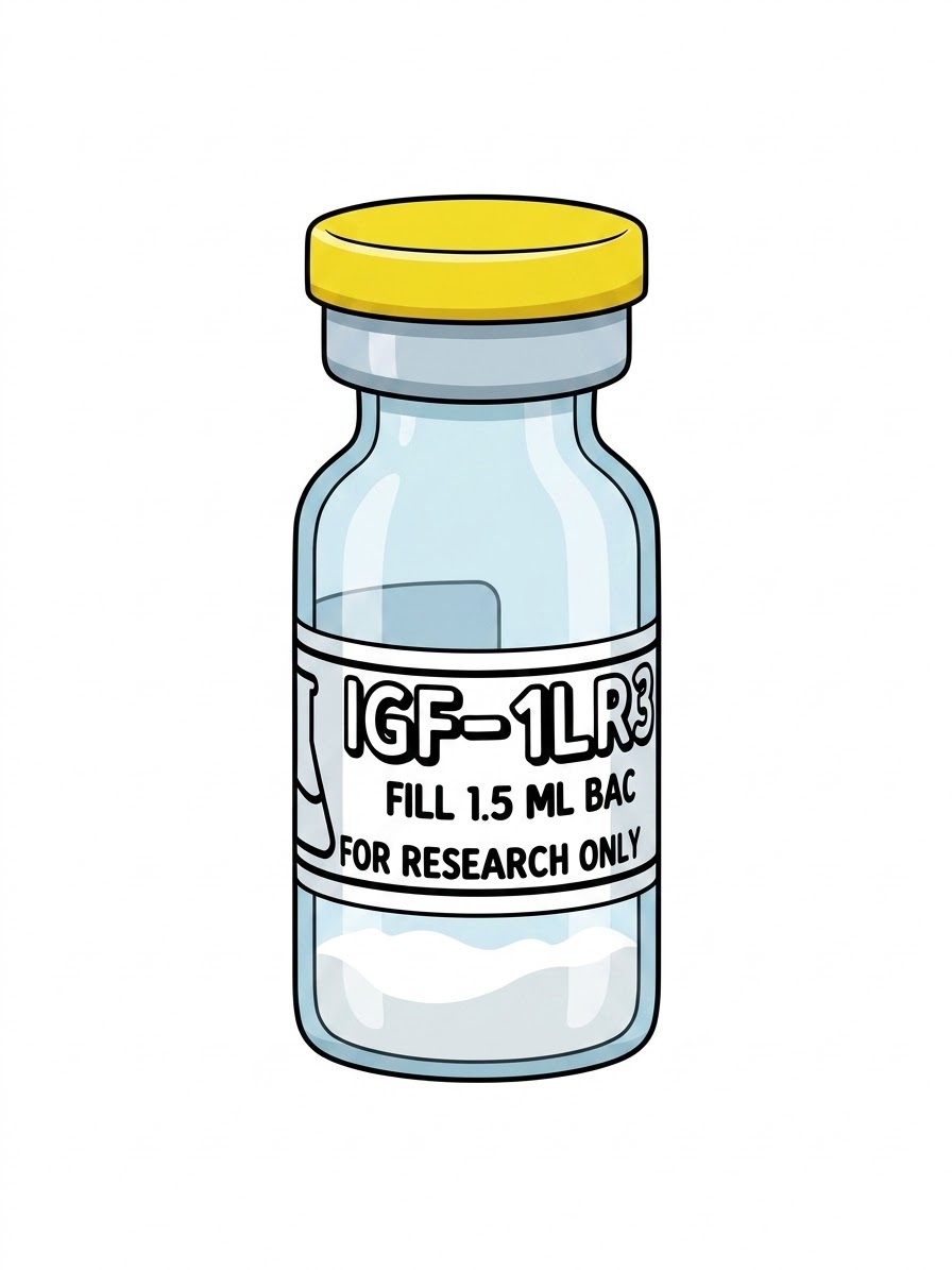IGF-1LR3 1 research vial