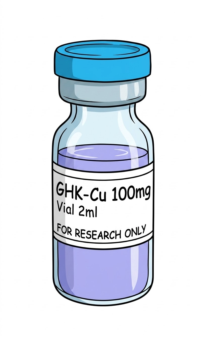 GHKCU 100 research vial