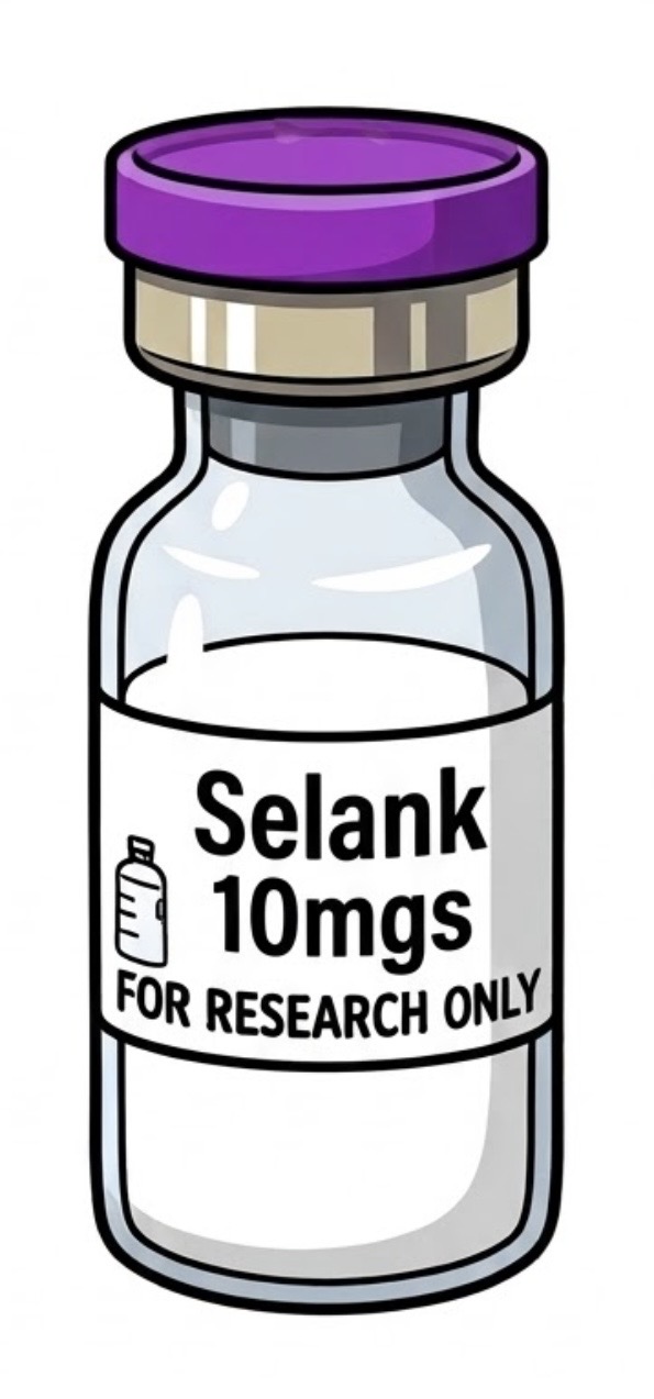 Selank 10 research vial