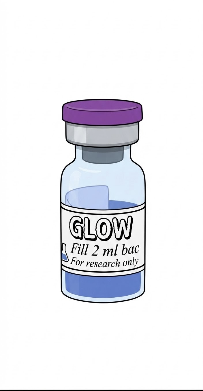 GLOW 70 research vial